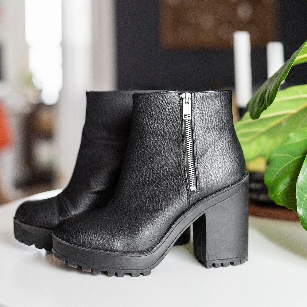 platform ankle boots